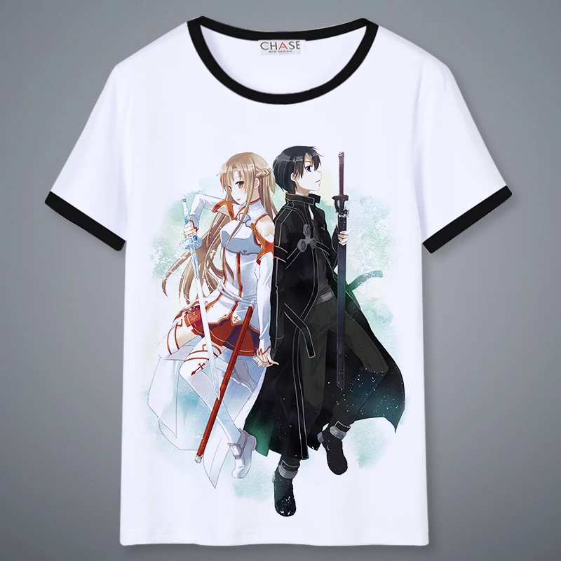 Футболка для косплея по Интернету с изображением меча летняя футболка рисунком