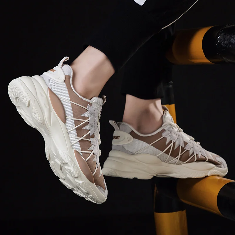 VESONAL 2020 весенние удобные хип-хоп кроссовки мужская обувь Повседневная дышащая