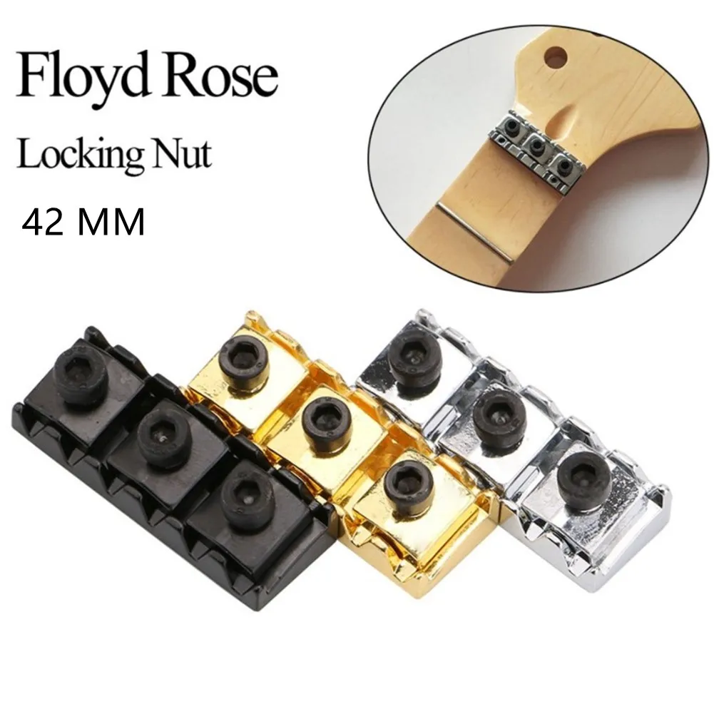 Запорная гайка для струн электрогитары 42 мм с гаечными винтами Floyd Rose Tremolo