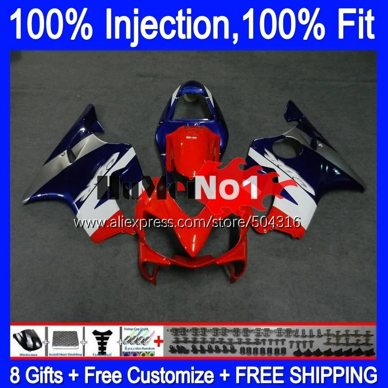 

Injection Body For HONDA CBR 600 F4i 600F4i 600CC 138MC.43 CBR600F4i 01 02 03 CBR600 F4i 2001 2002 2003 OEM Fairing red white