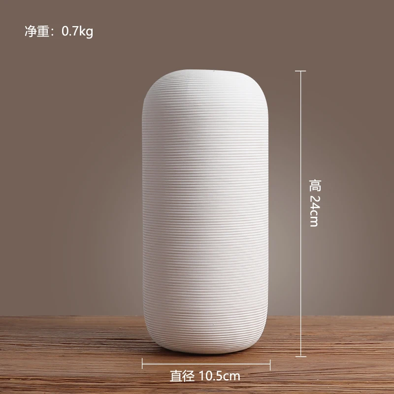 

Ceramic Vase Decoration modern simple Japanese Zen style flower drying device Tea House Hotel living room porch decoration
