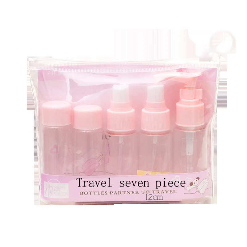 Путешествия Товары набор для хранения 7 комплектов парфюмерный лосьон очищающее