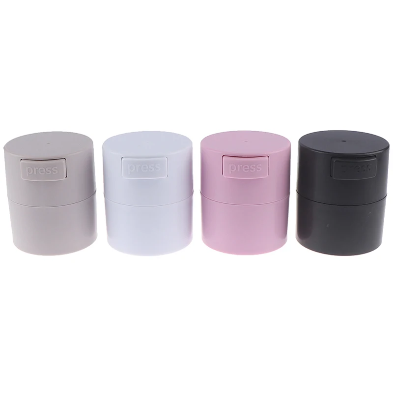 

4 Colors Eyelash Extension Activated Sealed Storage Jar Container Makeup Tool Eyelash Glue Storage Tank Adhesive Stand Box