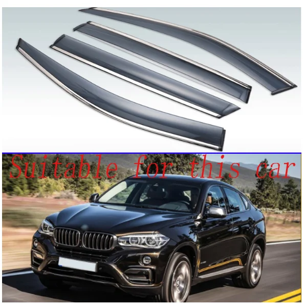 

4 шт., защитный козырек для BMW X6 2008-2014