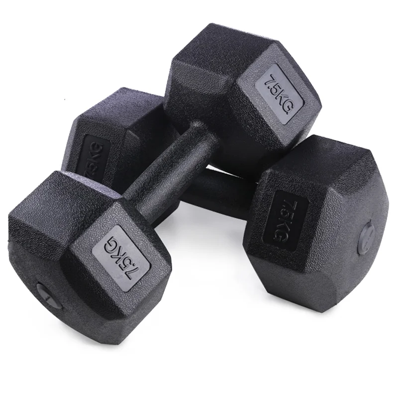 

Hexagon Dumbbells Gym Weights for Exercise Dumbbell Gym Equipment Fitness Equipment 5-10kg Set of 2 Units US EU Stock
