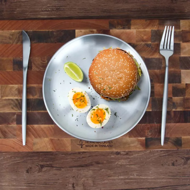 Набор столовых приборов дорожный из нержавеющей стали корейский комплект 1