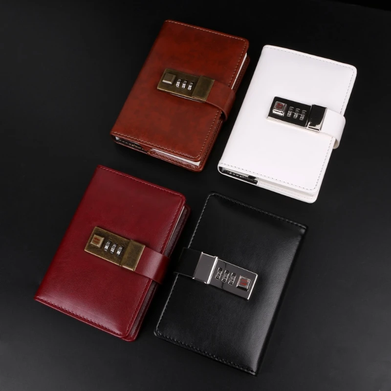 Винтажный Ретро Дневник A7 Codebook Journal с паролем для использования в офисной