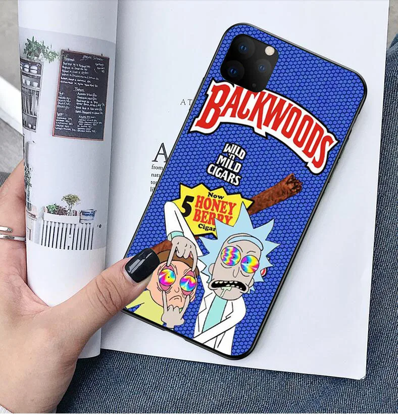 Рик и Морти backwoods Мягкий ТПУ силиконовый чехол для телефона чехол для iPhone 11 Pro MAX SE 5 5S 6 6splus 7 8Plus MAX XR XS X10