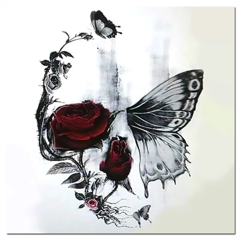 Черно бело красные рисунки