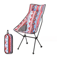 portable ultralight outdoor folding camping chair moon chairs high load travel beach hiking picnic bbq seat fishing tools