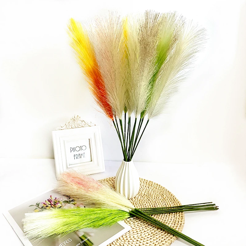 1 шт искусственный цветок 7 цветов Шелковый Рид Свадебные украшения