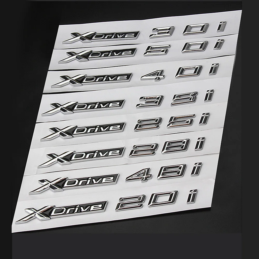Стикер Xdrive 20i 25i 28i 30i 35i 40i 48i 50i 20d 25d 30d 35d 40d 50d для стайлинга автомобилей BMW M3 M4 M5 M6 X1 X6 X5