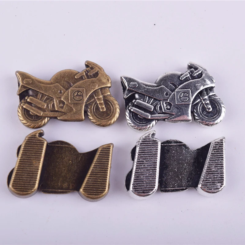 

50Pcs/Lot Silver or Bronze Plated Motorcycle Shaped Spacers Beads DIY Jewelry Making Material Findings 2016