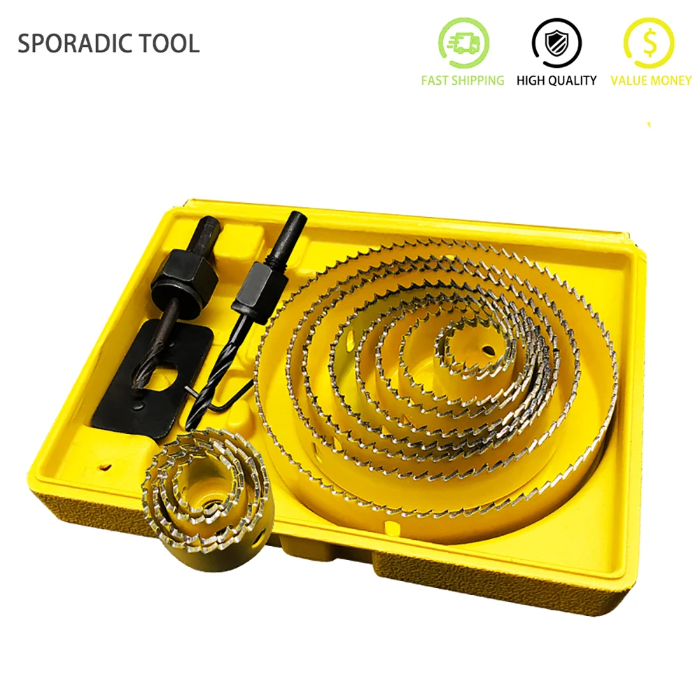 

SporadicTool8Pcs деревообрабатывающий отверстие для бутылок из джинсовой ткани с низким вырезом на аксессуаров мульти-функциональный сверло комп...
