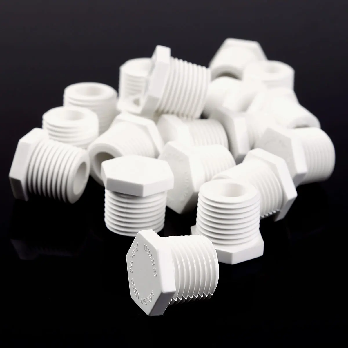 20 белых пластиковых сливных вилок из ПВХ Премиум стопоры для слива сточных вод