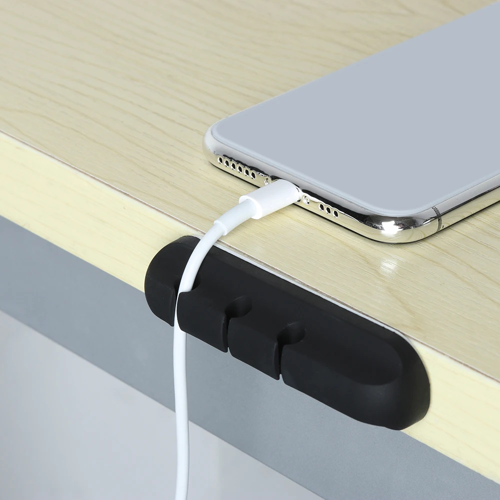 Держатель для хранения самоклеящееся настольное USB зарядное устройство намотки