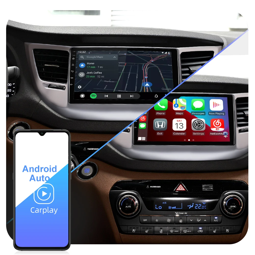 Автомобильный радиоприемник ISUDAR T72 4G Android 10 для Hyundai/Tucson 3 2015-2018 HD 1280*720