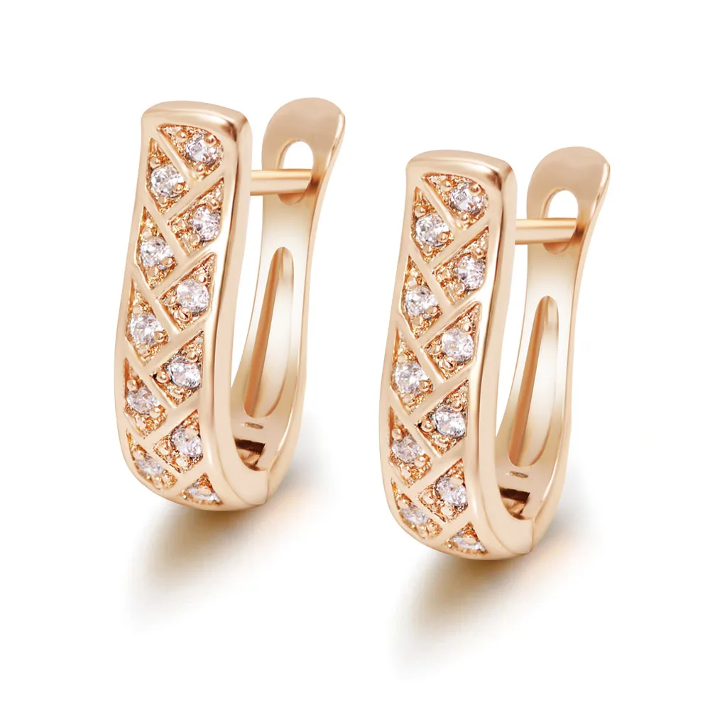 MxGxFam 2019 женские серьги кольца золотого цвета 18 k модные украшения CZ AAA без