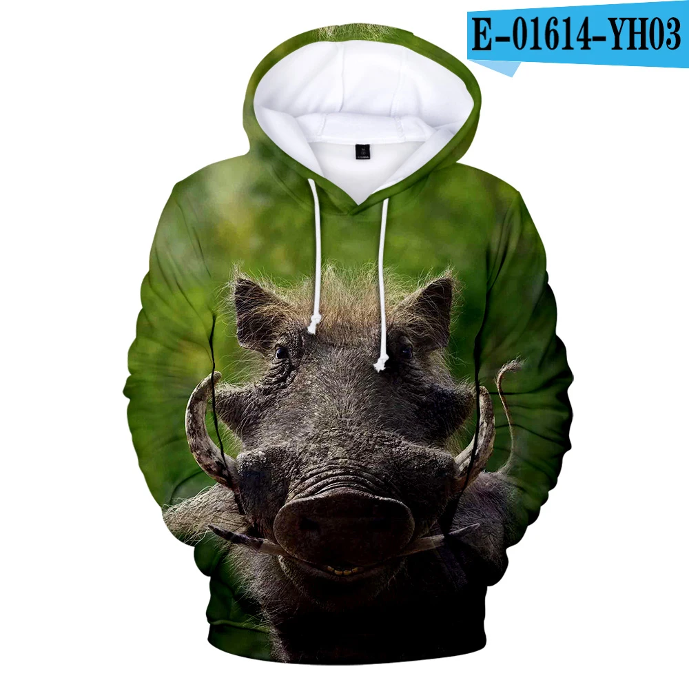 

Fashion Popular Film Sleeve Children Hoodies Sweatshirt Boy Girl Ferocious Animal Pullovers Glory Kingdom King The Lion King