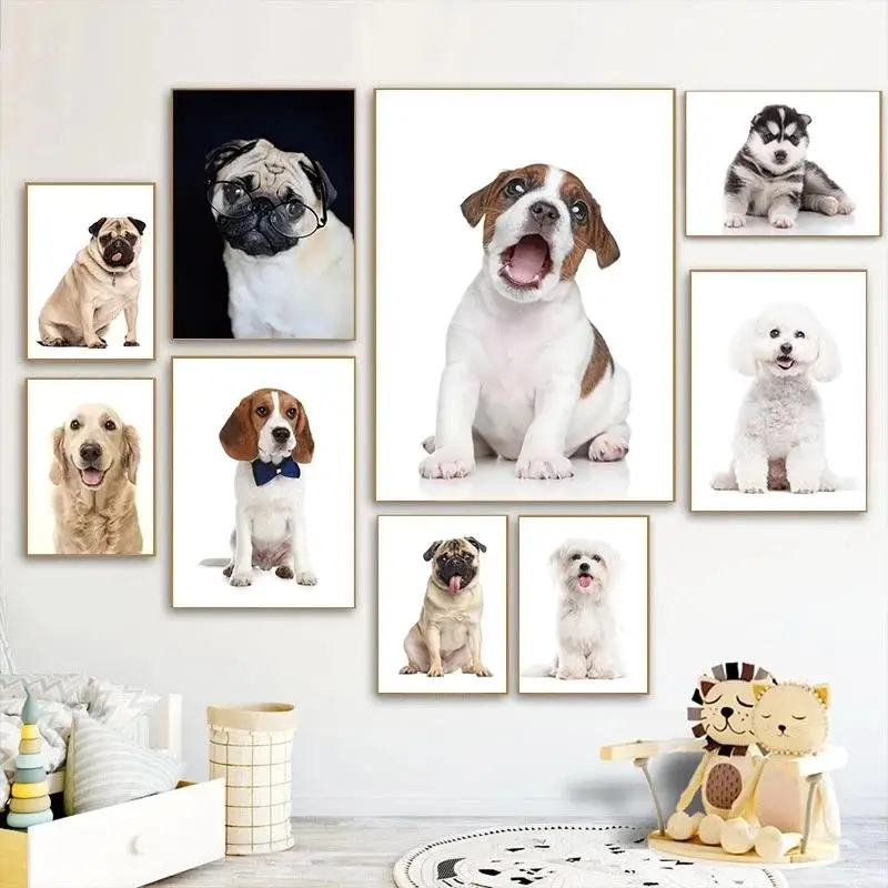 

5D DIY Diamond Dog Cute Poodle Husky Pug Pet Picture Diamond Mosaic Art Full Drill Cross Stitch Kit Handmade Gift Home Decor