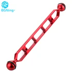 Алюминиевый подводный кронштейн BGNing CNC с двойным шаровым шарниром, удлинитель для экшн-камеры Gopro