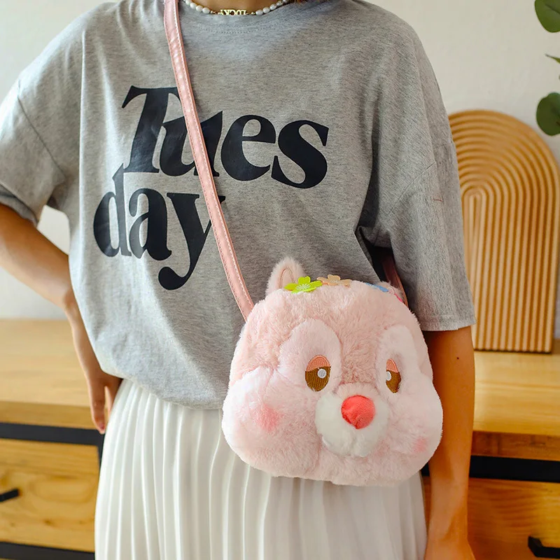 

Женская плюшевая сумка-мессенджер в виде хомяка, Женская мультяшная милая сумка на одно плечо, Детская сумка для куклы