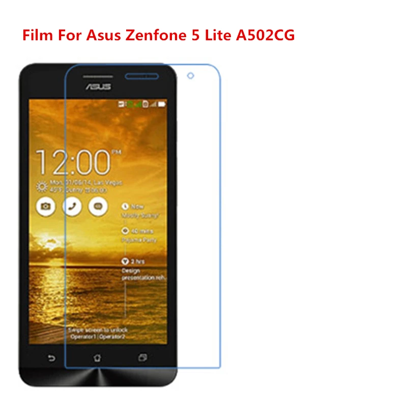 1/2/5/10 шт. ультратонкая прозрачная защитная пленка для HD ЖК-экрана с тканевой пленкой для очистки для Asus Zenfone 5 Lite A502CG.