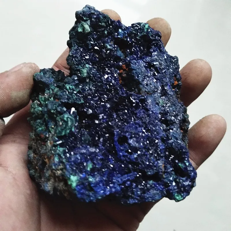 Высококачественный натуральный камень azurite и малахит симбиотические минералы