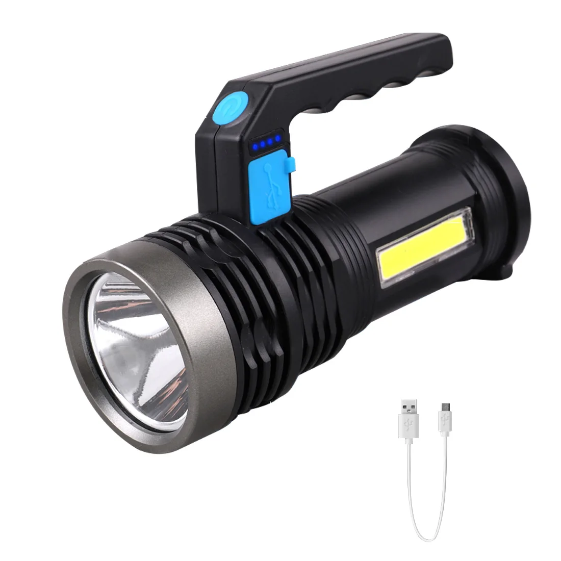 

Super Bright Portable Portable Lamp Strong Light COB Side Light Floodlight USB Rechargeable Outdoor Searchlight High Quality