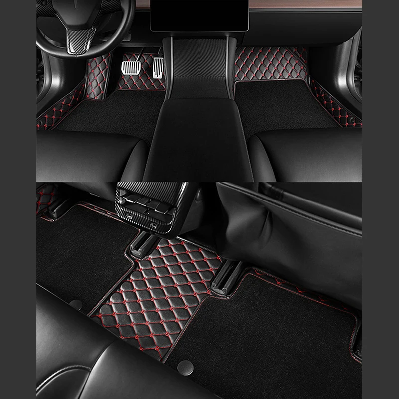 Автомобильные коврики для Chevrolet Lova 2010 2009 2008 2007 2006 двухслойные с проволочной