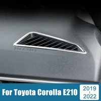 for toyota corolla 2019 2020 2021 2022 e210 12th car center console dashboard air conditioning vent outlet trim cover accessorie