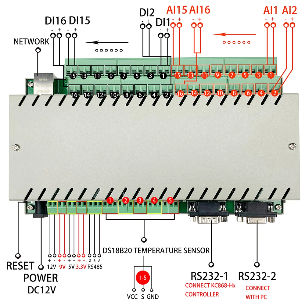 

Soil Humidity Sensor Arduino Meter 5V for KC868-COL IOT PLC Programmable Logic Smart Home Kit Automation Module Controller