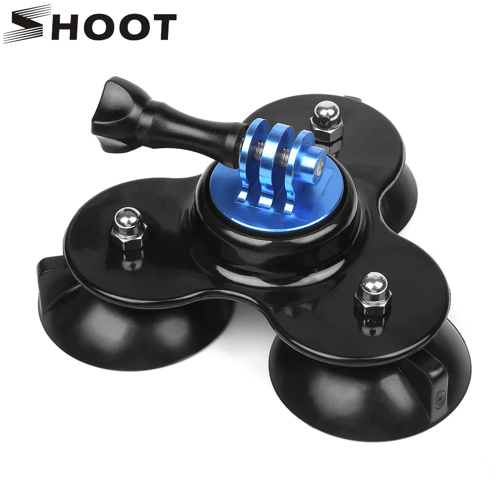 Низкоугольный штатив SHOOT с присоской для серфинга аксессуары камеры GoPro Hero 7 5 6 4 Yi
