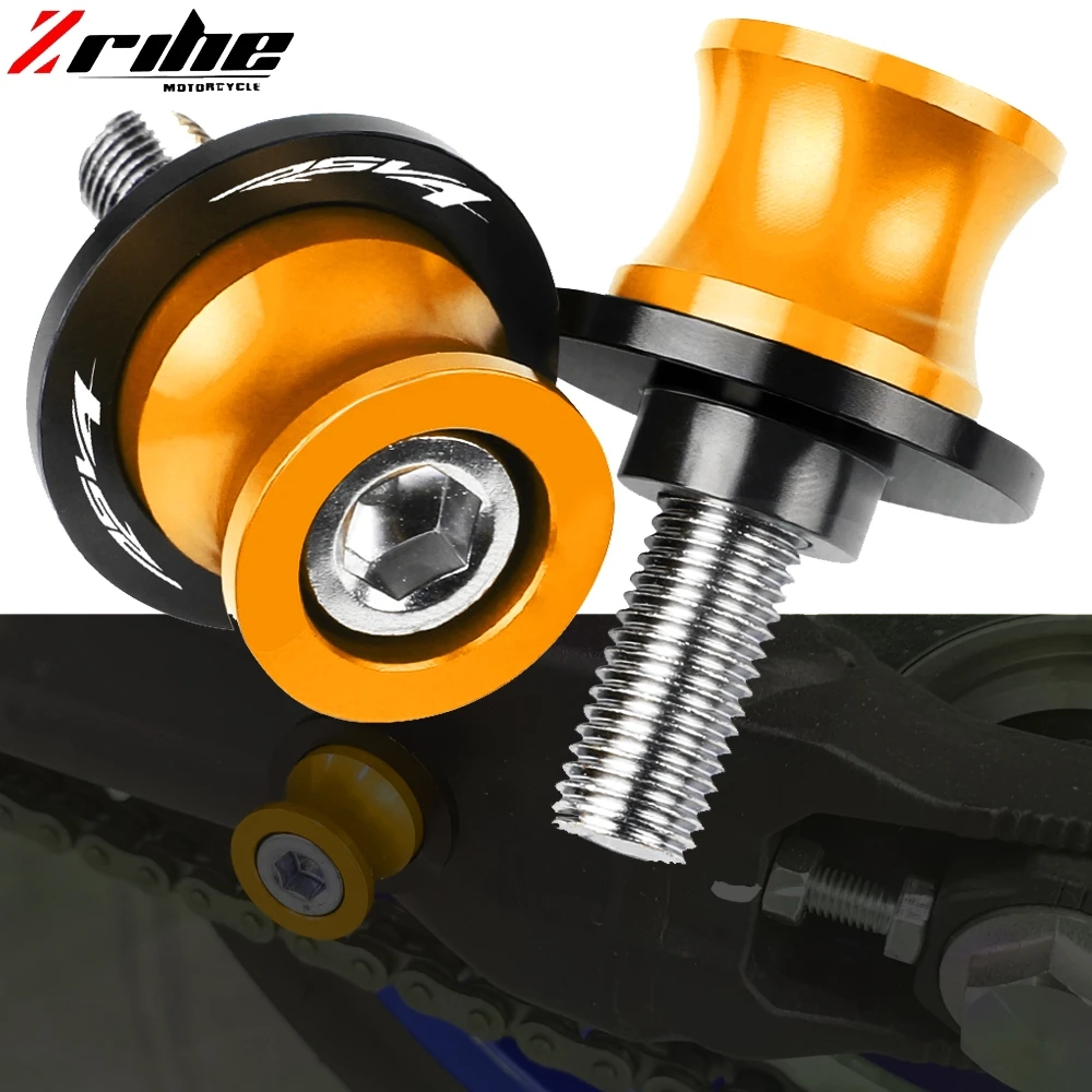 

For Aprilia RSV4 2009-2019 2014 2015 2016 2017 2018 Motorcycle Accessories CNC Aluminum 10MM Swingarm Spools Slider Stand Screws