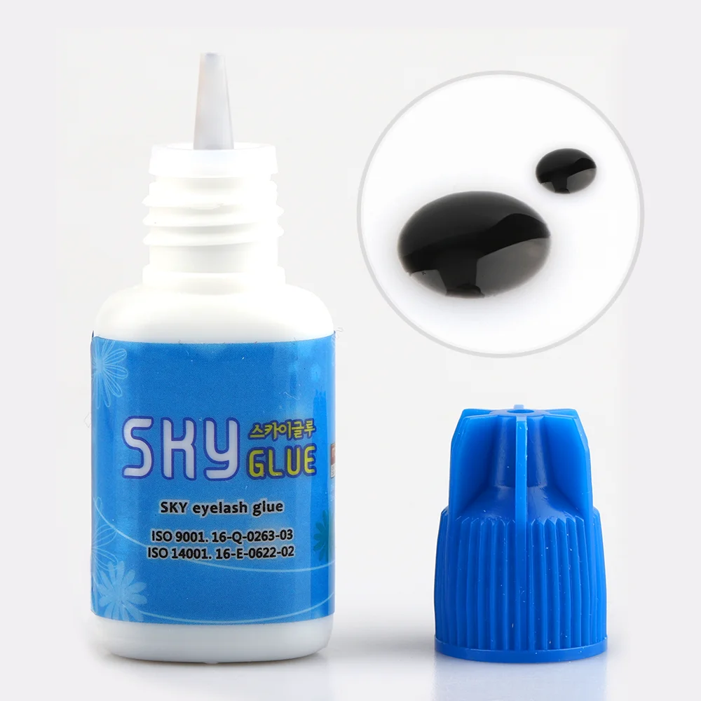 

S Eyelash Extension Glue Professional Use 2-3S Drying SKY False Eyelash Extension Glue 5ml Long Lasting Time