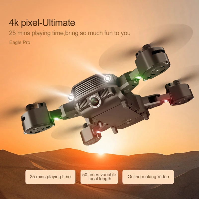 

HD Aerial Photography 4K Pixel Dual Camera Four Axis Aircraft Toy Remote Control Aircraft