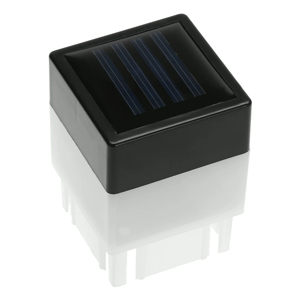 

Outdoor LED Square Solar Post Cap Headlamp Waterproof Fence Lamp Home Garden Landscape Lantern Decor Night Light
