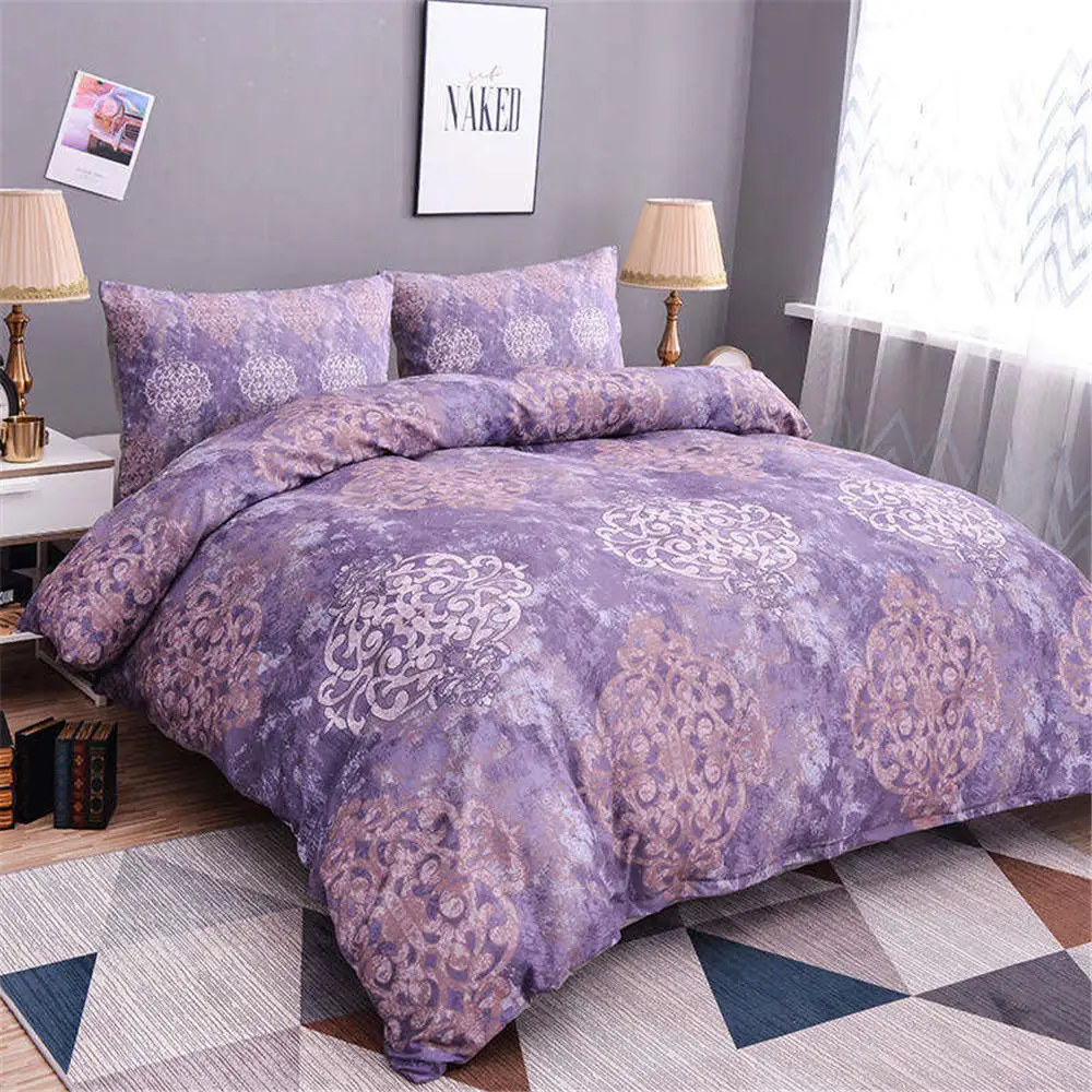 

2021 Mandala Bedding Set 3D Bohemian Duvet Cover Set Flower Bed Linen Queen King Sizes Comforter Bed Set Bedclothes