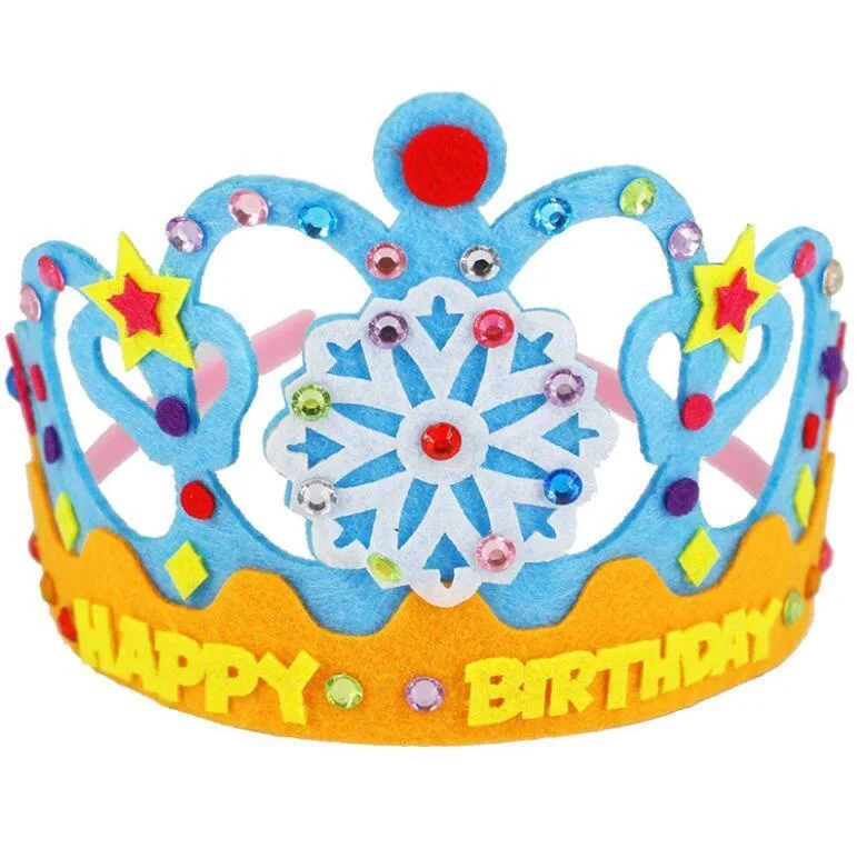 

Main imports: Children's crown foam sequins creative flowers star patterns kindergarten art handicrafts children's toys holiday