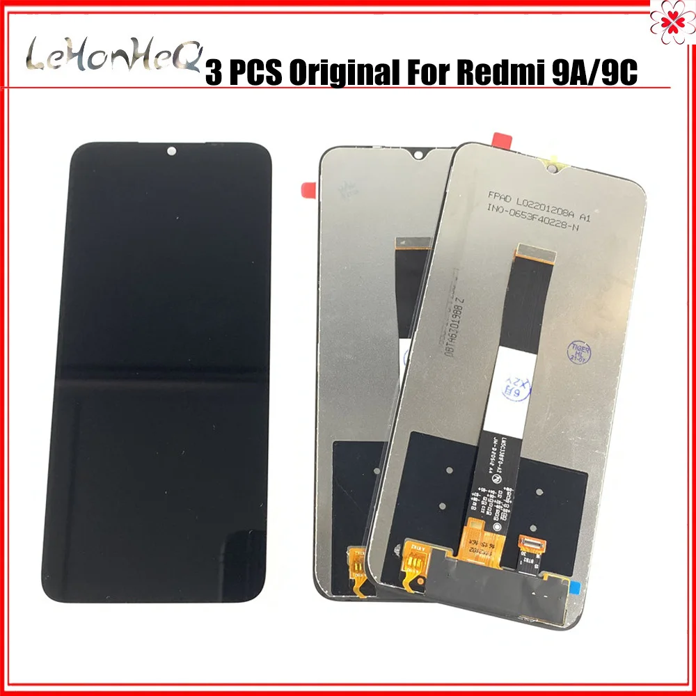 

3 шт./партия, сенсорный ЖК-экран для Xiaomi Redmi 9A/ 9C