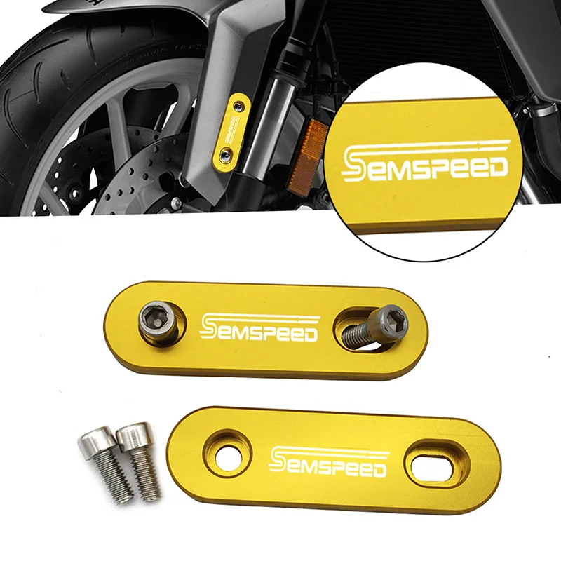 Для Yamaha MT-09 MT-07 MT-15 YZF-R3 R15 V3 R25 SEMSPEED ЧПУ переднее крыло мотоцикла боковая пластина