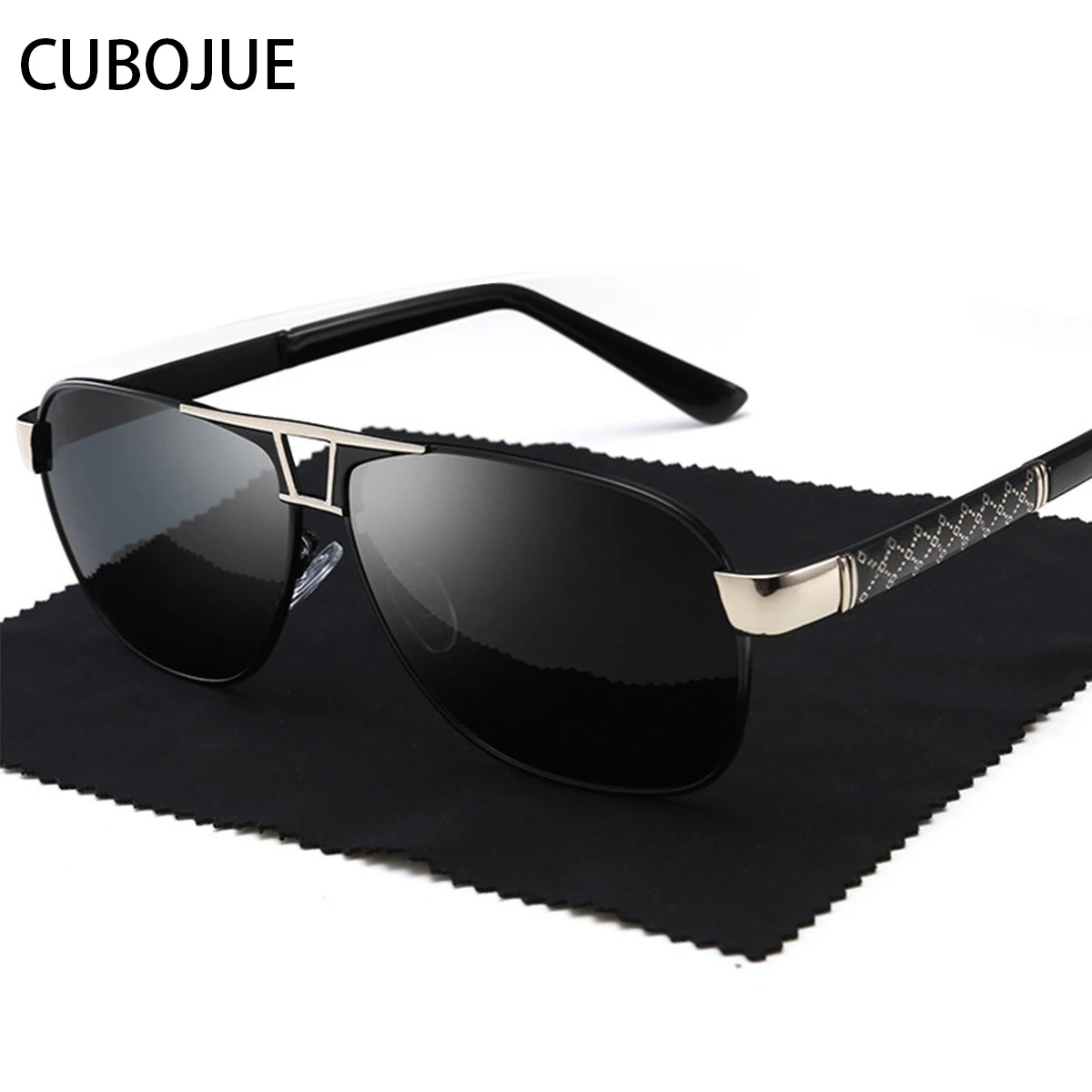 Cubojue 152 мм негабаритных фотохромные поляризованные солнцезащитные очки для