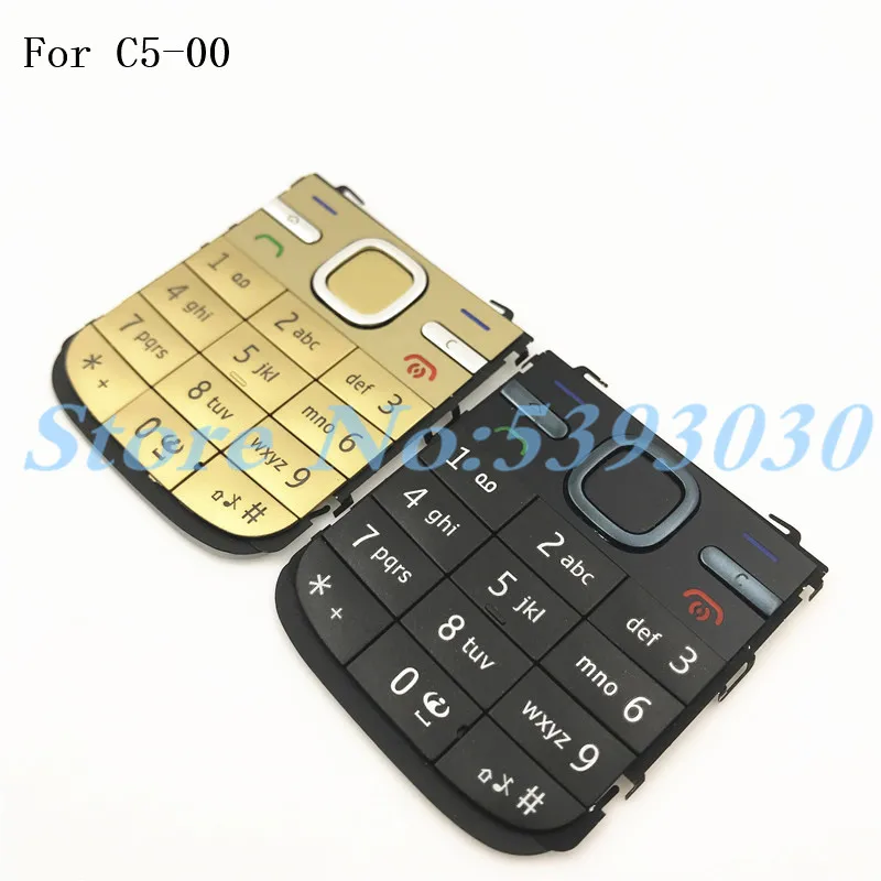 Высококачественный чехол для клавиатуры с английской клавиатурой Nokia C5 C5-00 |