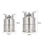 Уличное оборудование для кемпинга, ветрозащитная деревянная печь, разборная портативная плита для пикника, с перекрестными границами газовая горелка для приготовления пищи