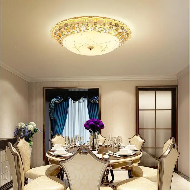 Lustre Luminaria светильник лампа Sufitowe винтажный плафон для гостиной Lampara светильник ing Plafondlamp Хрустальный светодиодный потолочный светильник