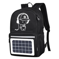 solar panel backpack portable usb shoulder bag large capacity waterproof charging solar panel cells charger bags