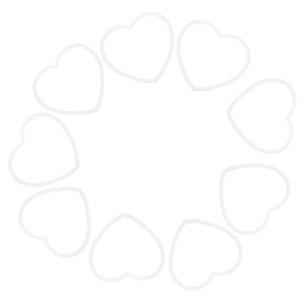 

20 Pcs Creative Heart Shape Rings Dream Catcher Rings for Hanging Ornaments DIY