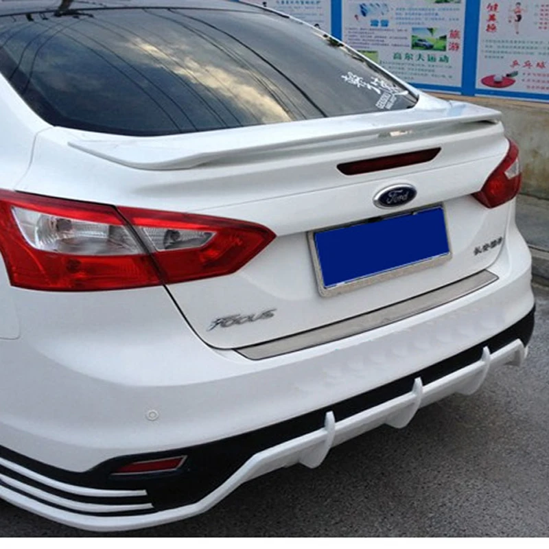 Спойлер для Ford Focus высококачественный спойлер из АБС материала заднего крыла