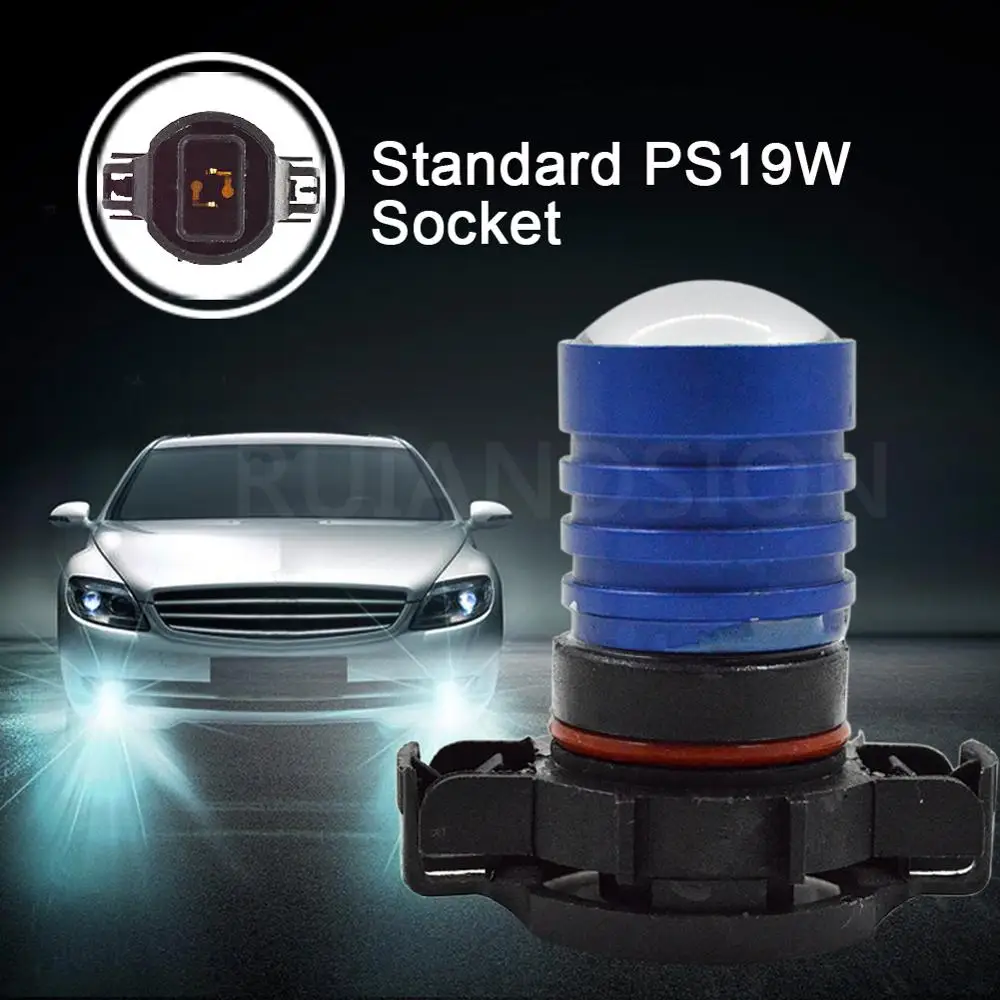 Светодиодная лампа 2xHight power 10 Вт H16 5202 PS19W 9009 Canbus без ошибок для автомобиля AUDI A3 8 P