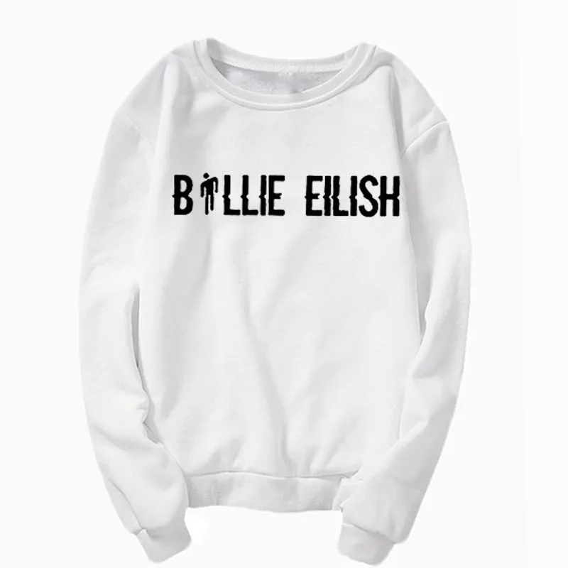 Billie Eilish, модные толстовки с принтом, с длинным рукавом, с капюшоном,,, повседневные, трендовые, Харадзюку, уличные, хип-хоп толстовки